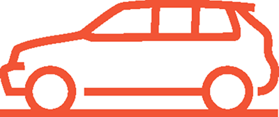 Po 2 automobiliu vietas